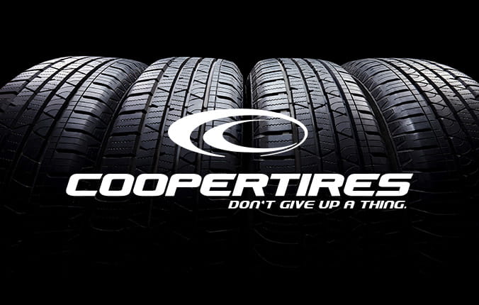 Set of four brand new Cooper tires.
